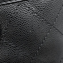 将图像加载到图库查看器中，CHANEL On the Road Wild Stitch Tote Bag BlackA92211 Soft Caviar Leather
