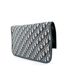 Load image into Gallery viewer, Dior Oblique Jacquard Fold-Over Clutch Beige/NavyM8604CTZQ_M928 Canvas Leather
