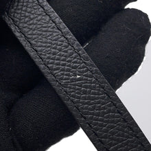 将图像加载到图库查看器中，HERMES Pop H Belt Size 85 Black/Gold Epsom
