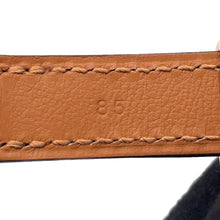 将图像加载到图库查看器中，HERMES Pop H Belt Size 85 Black/Gold Epsom
