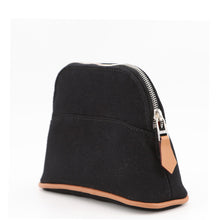 Load image into Gallery viewer, HERMES BolidePouch Black Cotton100% Size Mini mini

