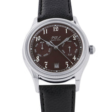 Load image into Gallery viewer, Chrono Tokyo Calendrier Type 1 Azuki 4th Anniversary Model W38mm Stainless Steel Leather Azuki DialCL001Y
