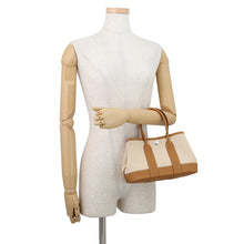 Load image into Gallery viewer, HERMES Neo Garden Biscuit/Ecru Negonda Leather Toile H Size 23
