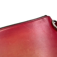 将图像加载到图库查看器中，Berluti Nino Gradient Scritto Clutch Bag Bordeaux Venice Calf Leather Size GM
