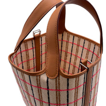 Load image into Gallery viewer, HERMES Picotin Lock Blanket Gold/Ecru/Fauve/Rose Pop Toile H Swift Leather Size PM
