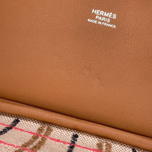 Load image into Gallery viewer, HERMES Picotin Lock Blanket Gold/Ecru/Fauve/Rose Pop Toile H Swift Leather Size PM
