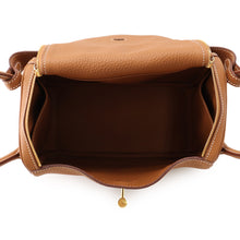 将图像加载到图库查看器中，HERMES Lindy Gold Taurillon Clemence Size 26
