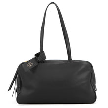 将图像加载到图库查看器中，BALENCIAGA Carry Bowling Bag Black826425 Leather Size Medium
