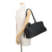 将图像加载到图库查看器中，BALENCIAGA Carry Bowling Bag Black826425 Leather Size Medium

