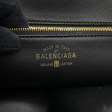 将图像加载到图库查看器中，BALENCIAGA Carry Bowling Bag Black826425 Leather Size Medium
