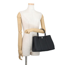 Load image into Gallery viewer, HERMES Garden Party Black Negonda Leather Size TPM
