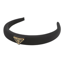 Load image into Gallery viewer, PRADA Re-Nylon Headband Black1IH080 Nylon
