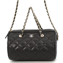Load image into Gallery viewer, CHANEL Timeless Classics Line Mini Boston Bag BlackAP4474 Caviar Leather
