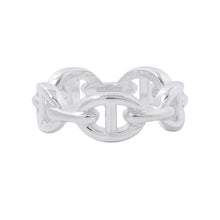 将图像加载到图库查看器中，HERMES Chaine d'Ancre Anchene Ring Size PM/51/#11 SV925
