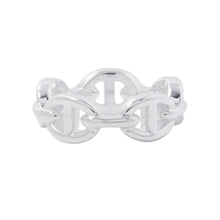 将图像加载到图库查看器中，HERMES Chaine d'Ancre Anchene Ring Size PM/51/#11 SV925
