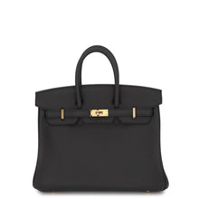 Load image into Gallery viewer, HERMES Birkin Black Swift Leather Size 25
