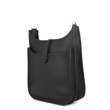 将图像加载到图库查看器中，HERMES Evelyne3 Black Taurillon Clemence Size PM

