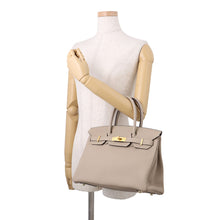Load image into Gallery viewer, HERMES Birkin Gris Tourterelle Togo Leather Size 30
