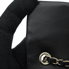 将图像加载到图库查看器中，CHANEL Matelasse Classic Mini Bag Bag Charm BlackAP4760 Lambskin Faux Pearl Rhinestone
