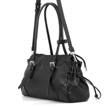 将图像加载到图库查看器中，PRADA Bonnie Tote Bag Black1BG628 Leather Size Medium
