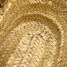Load image into Gallery viewer, LOEWE Basket bag Natural/Brown327.02.S93 Raffia Leather Size Small
