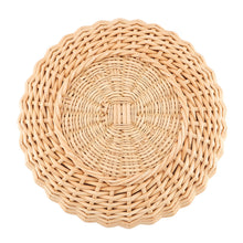 Load image into Gallery viewer, HERMES Chromatic Storage Basket Blue Thalassa Swift Leather willow wood
