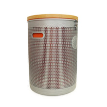 Load image into Gallery viewer, HERMES Saddlebox Carousel Silver Saddlebox made of oak wood and felted aluminum.
