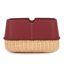 Load image into Gallery viewer, HERMES Equilibré de HERMES Magazine Basket Rouge H Willow Leather

