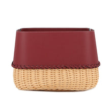 Load image into Gallery viewer, HERMES Equilibré de HERMES Magazine Basket Rouge H Willow Leather
