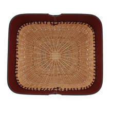 Load image into Gallery viewer, HERMES Equilibré de HERMES Magazine Basket Rouge H Willow Leather
