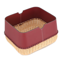 Load image into Gallery viewer, HERMES Equilibré de HERMES Magazine Basket Rouge H Willow Leather
