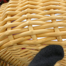 Load image into Gallery viewer, HERMES Equilibré de HERMES Magazine Basket Rouge H Willow Leather
