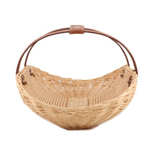 Load image into Gallery viewer, HERMES picnic basket Natural/Brown Willow Leather
