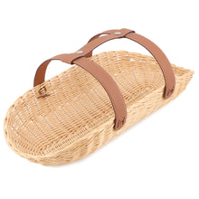 Load image into Gallery viewer, HERMES picnic basket Natural/Brown Willow Leather
