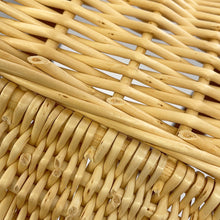 Load image into Gallery viewer, HERMES picnic basket Natural/Brown Willow Leather
