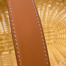 Load image into Gallery viewer, HERMES picnic basket Natural/Brown Willow Leather
