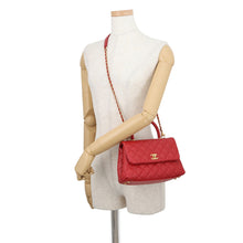 Load image into Gallery viewer, CHANEL Coco Handle 2WAYHandbag RedA92990 Caviar Leather Size XS

