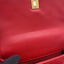 Load image into Gallery viewer, CHANEL Coco Handle 2WAYHandbag RedA92990 Caviar Leather Size XS
