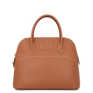 HERMES Bolide Gold Courchevel Size 31