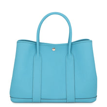 将图像加载到图库查看器中，HERMES Garden Party Turquoise Country Leather Size PM

