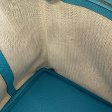将图像加载到图库查看器中，HERMES Garden Party Turquoise Country Leather Size PM

