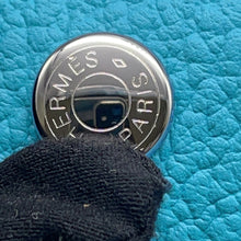 将图像加载到图库查看器中，HERMES Garden Party Turquoise Country Leather Size PM
