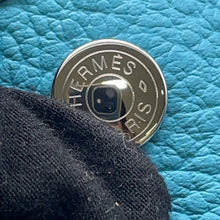 将图像加载到图库查看器中，HERMES Garden Party Turquoise Country Leather Size PM
