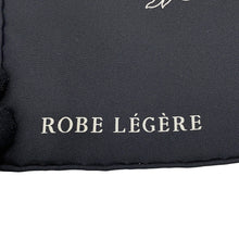Load image into Gallery viewer, HERMES Carre Robe Leger Size 90 Noir/Blanc Silk100%
