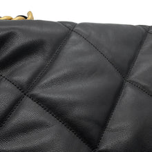 Load image into Gallery viewer, CHANEL CHANEL 19 Maxi Chain Shoulder Bag BlackAS1162 Shiny Calf Leather

