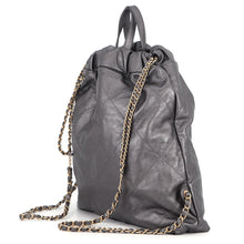 Load image into Gallery viewer, CHANEL CHANEL22 Backpack GrayAS3313 Shiny Calf Leather Size Large
