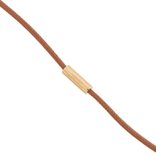 Load image into Gallery viewer, HERMES Jocket Necklace Size Large Gold / Nata Swift Leather

