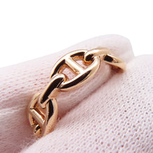 将图像加载到图库查看器中，HERMES Chaine d'Ancre Anchene Ring Size PM/51/#11 18K Pink Gold
