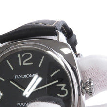 Load image into Gallery viewer, PANERAI Radiomir base logo W45mm Stainless Steel Leather Black DialPAM00753
