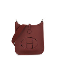 HERMES Evelyne Long Rouge H Taurillon Clemence Size TPM